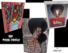 THE ROYAL FAMILY 3-CARD SET ("L.O.P" ART COLLECTION/2021-2022)