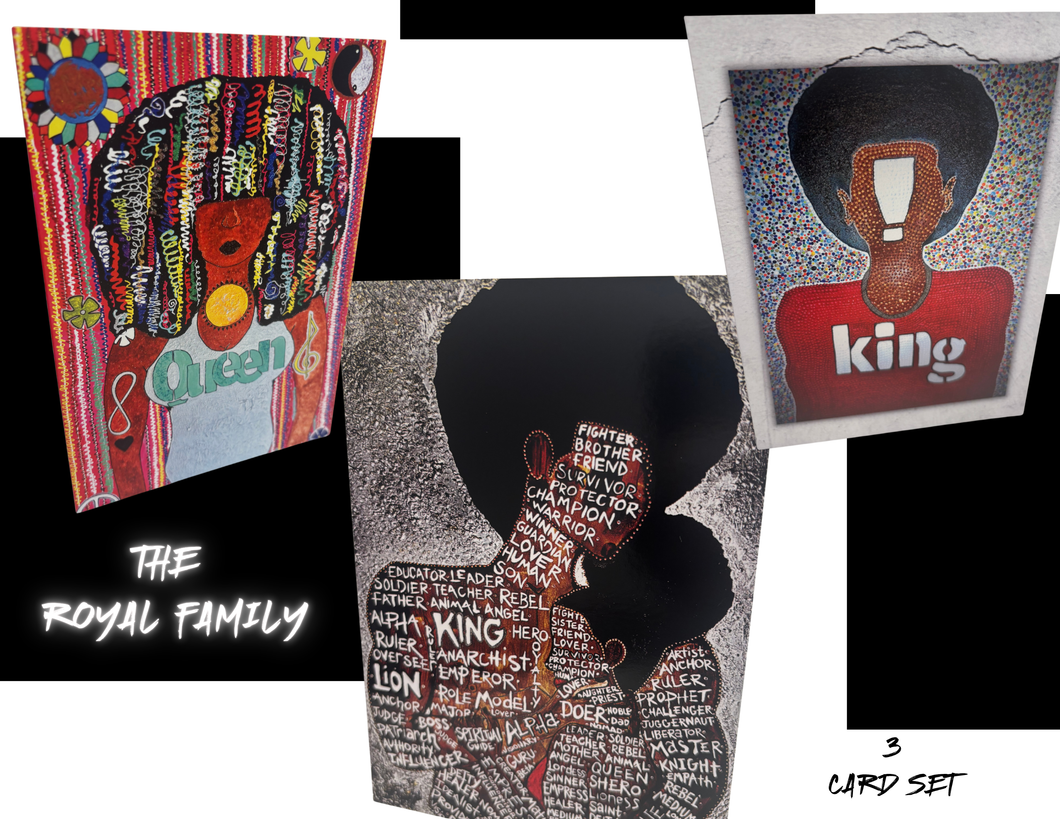 THE ROYAL FAMILY 3-CARD SET (