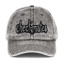 CHECKMATES COMICS - Stonewash embroidered logo vintage cap (free size)