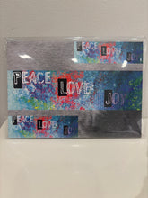 PEACE. LOVE. JOY - GREETING CARD (Living On Purpose Art Collection "2021-2022")