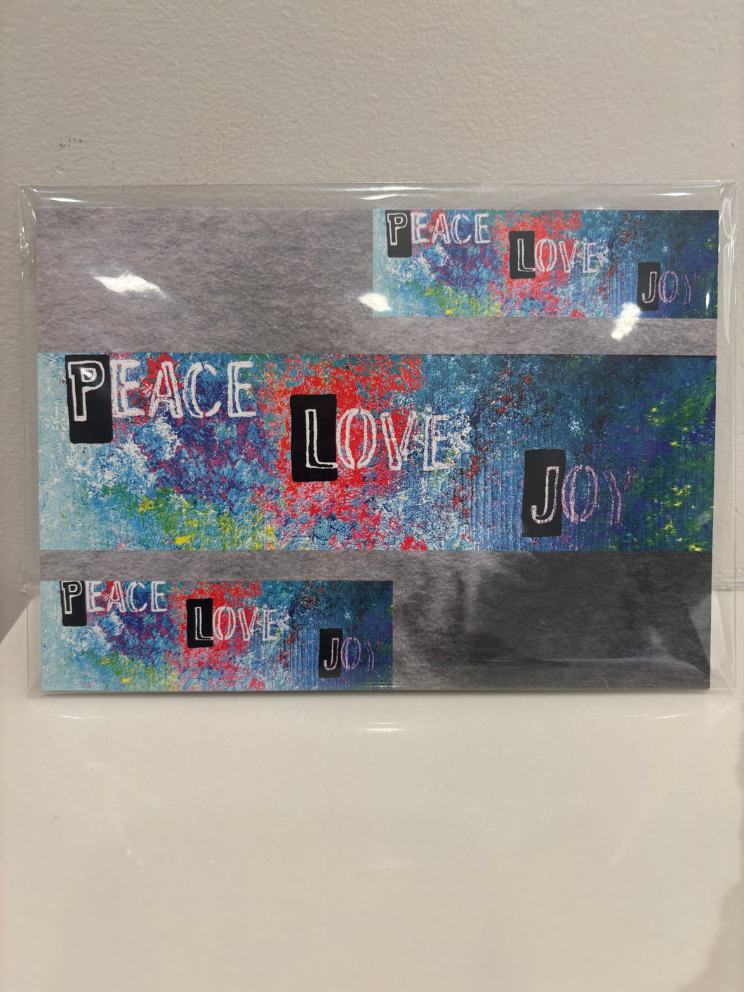 PEACE. LOVE. JOY - GREETING CARD (Living On Purpose Art Collection 