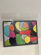 COLOR PUDDLES- GREETING CARD (Living On Purpose Art Collection "2021-2022")