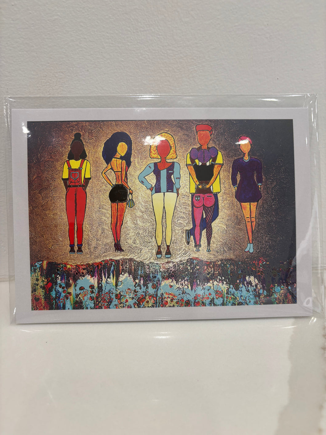 LIVING IN COLOR - GREETING CARD (Living On Purpose Art Collection 