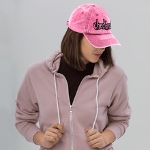 CHECKMATES COMICS - Stonewash embroidered logo vintage cap (free size)