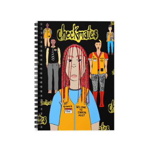 MITCH MERCH -Ruled lined Spiral Notebook