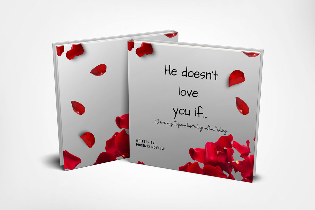 He doesn't Love you if...(50 ways to know without asking him) (E-book)