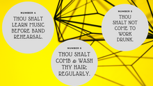 12 Band Commandments (Photo/Ebook)