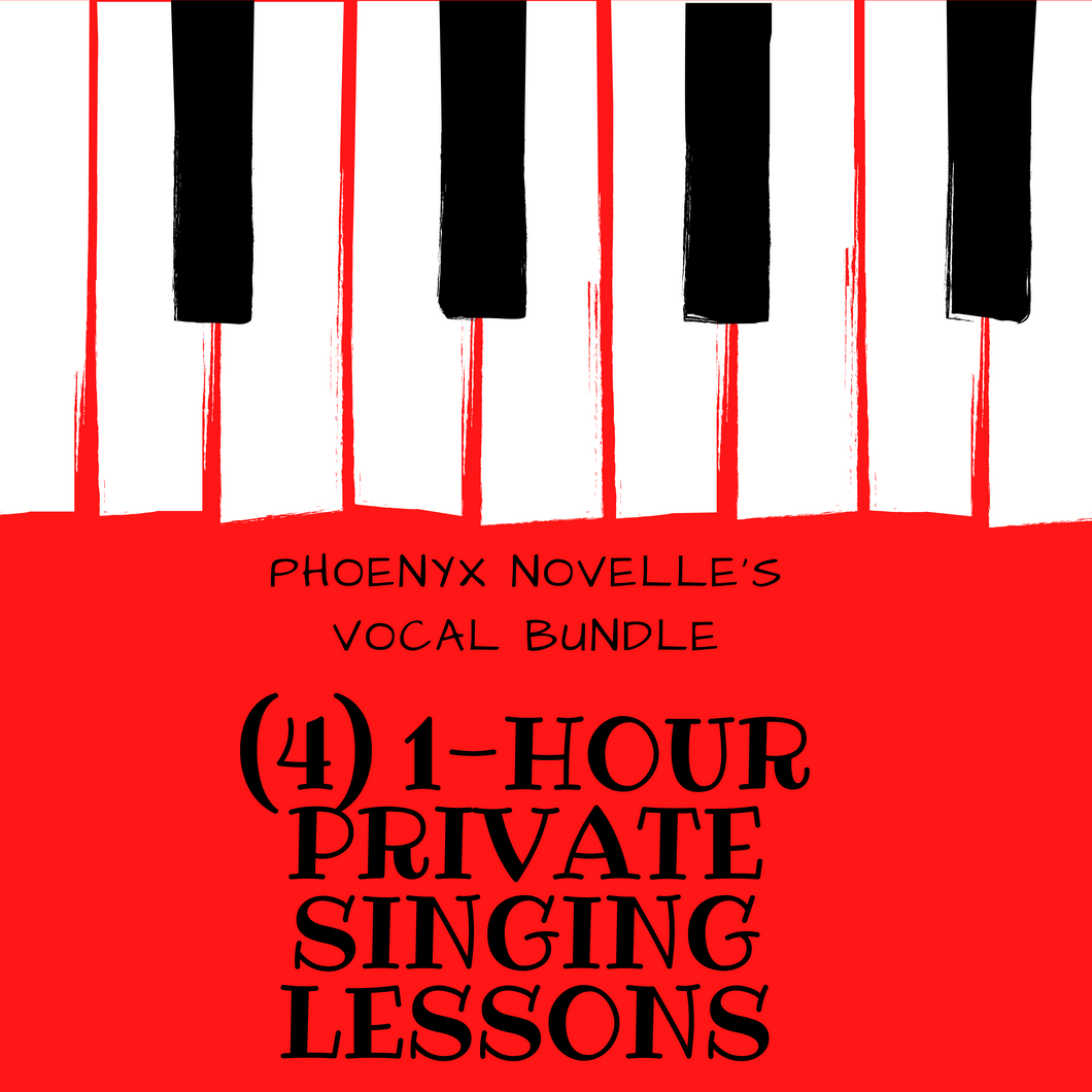 4-1 hour Singing Lessons (Online)