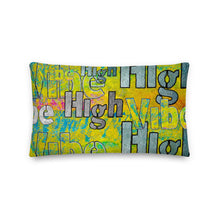 THE VIBE HIGH (THROW PILLOW) 20 X 12